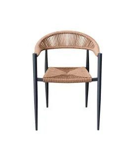 Fauteuil paille 77x57x58 cm Amsterdam