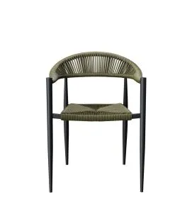 Fauteuil vert olive 77x57x58 cm Amsterdam