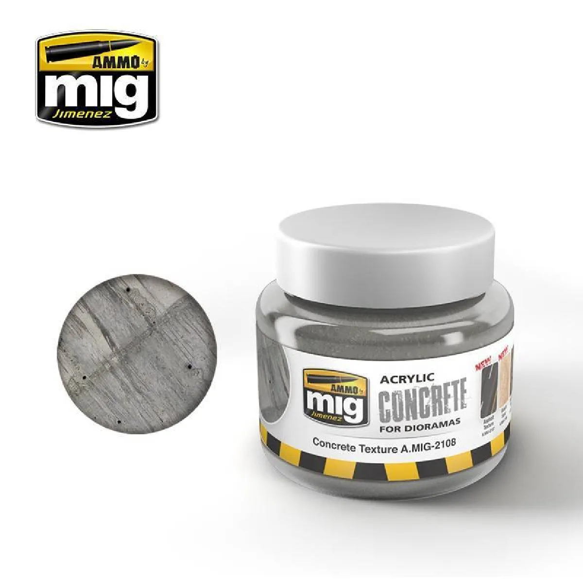 Peinture maquette - Texture béton - 250 ml