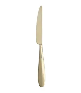 Couteau à dessert monobloc cranté or 21,5 cm Anzo Pvd Champagne Eternum