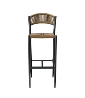 Tabouret de bar paille 104x46x58 cm Breda