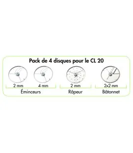 Disque Ø 175 mm Robot Coupe (4 pièces)