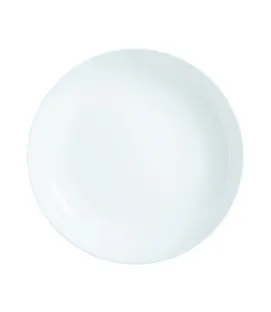 Assiette creuse rond blanc verre opal Ø 25 cm Evolutions Arcoroc