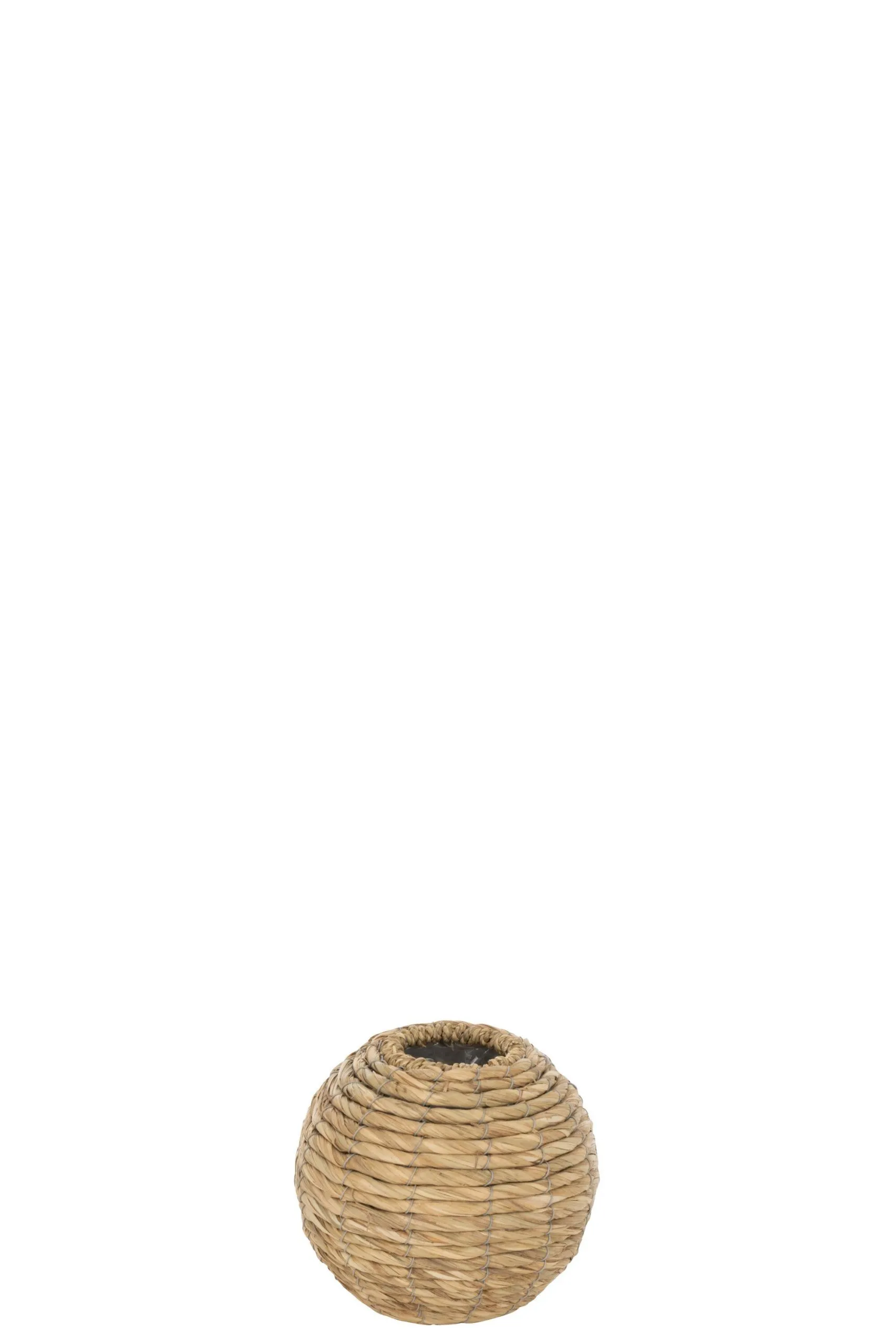 Vase yumi boule paille naturel extra small