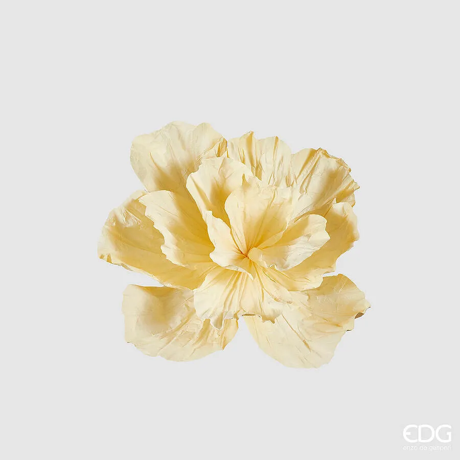 EDG Enzo De Gasperi Jumbo Peony Hanging H 60 Cm D 80 Cm Light Yellow