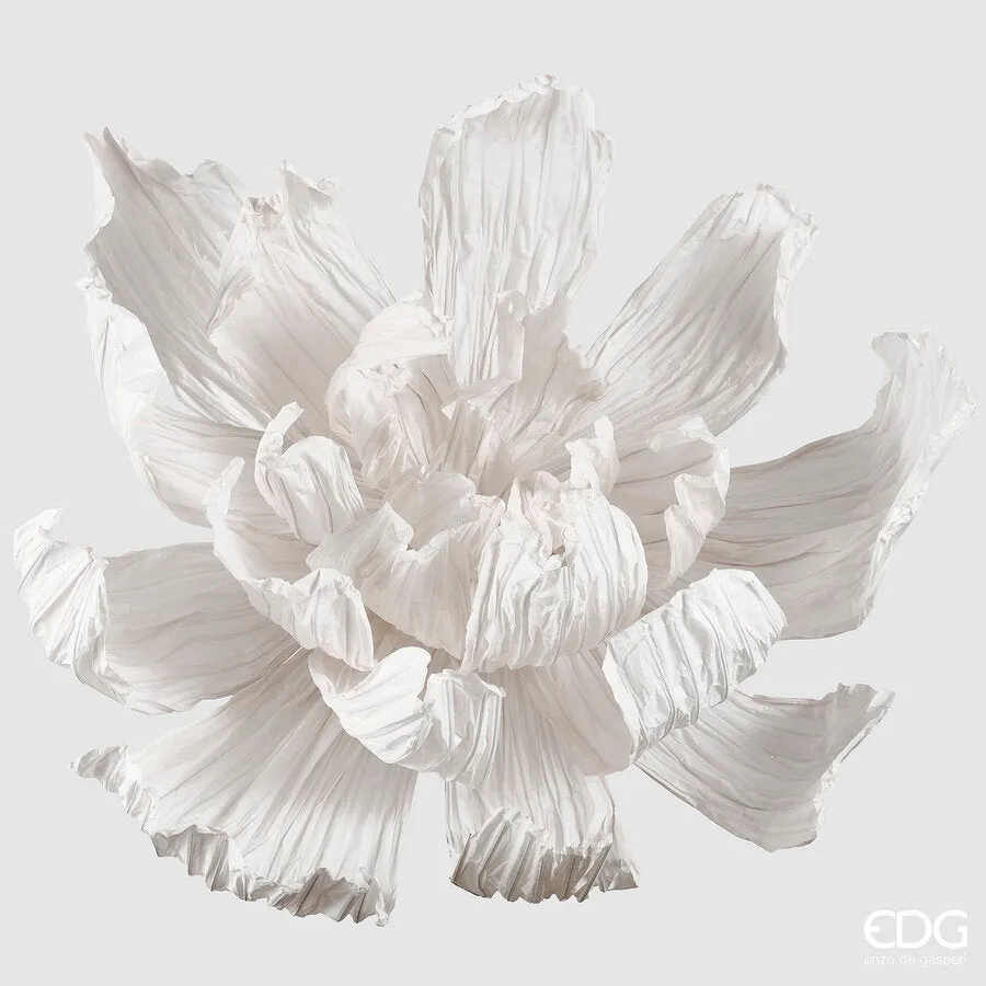 EDG Enzo De Gasperi Jumbo Peony Hanging H 90 Cm D 160 Cm White