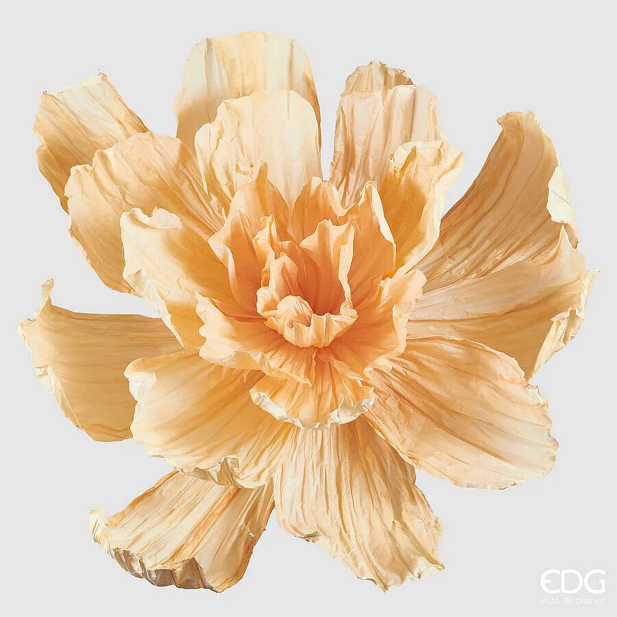 EDG Enzo De Gasperi Jumbo Peony Hanging H 90 Cm D 160 Cm Yellow Orange