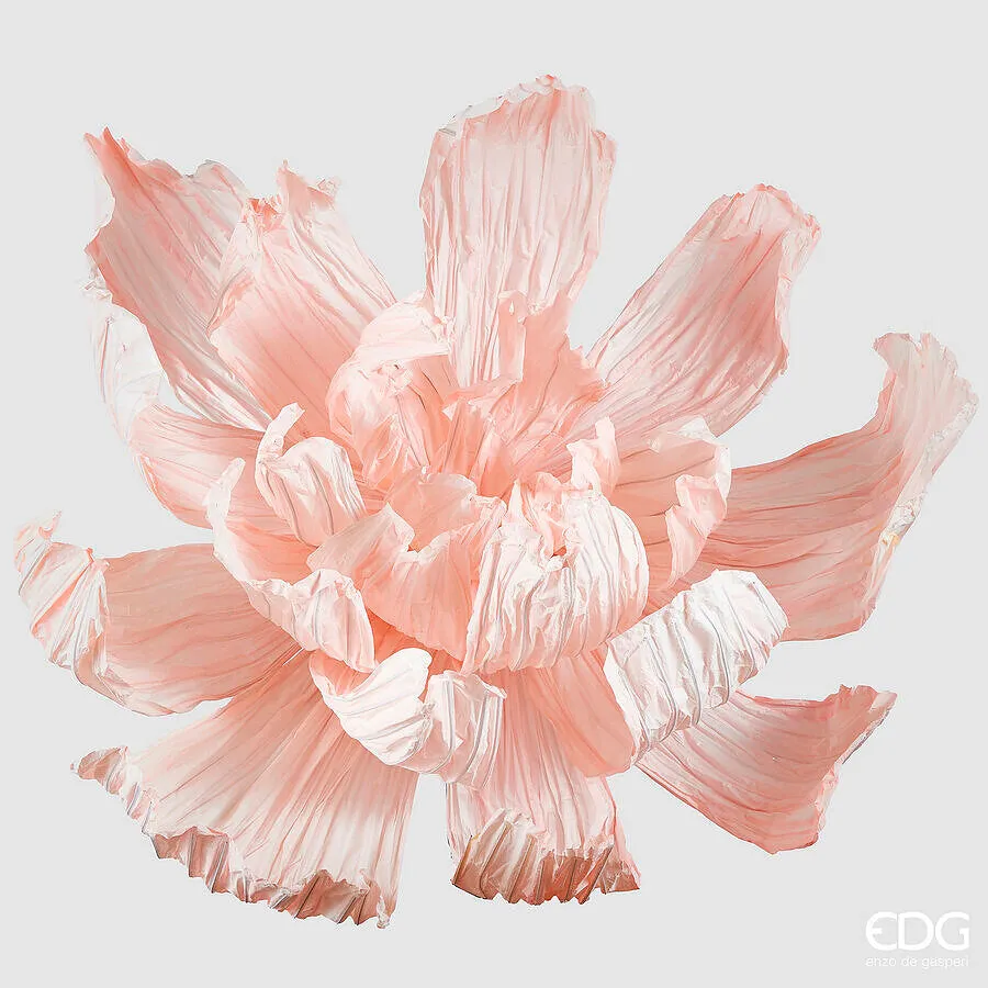EDG Enzo De Gasperi Jumbo Peony to Hang H 90 Cm D 160 Cm Rosy Peach