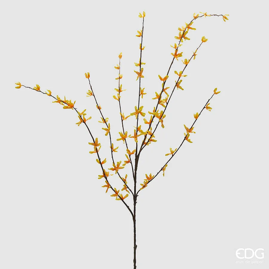 EDG Enzo De Gasperi Forsitzia Rex Branch 7 Artificial Branches H 120 C