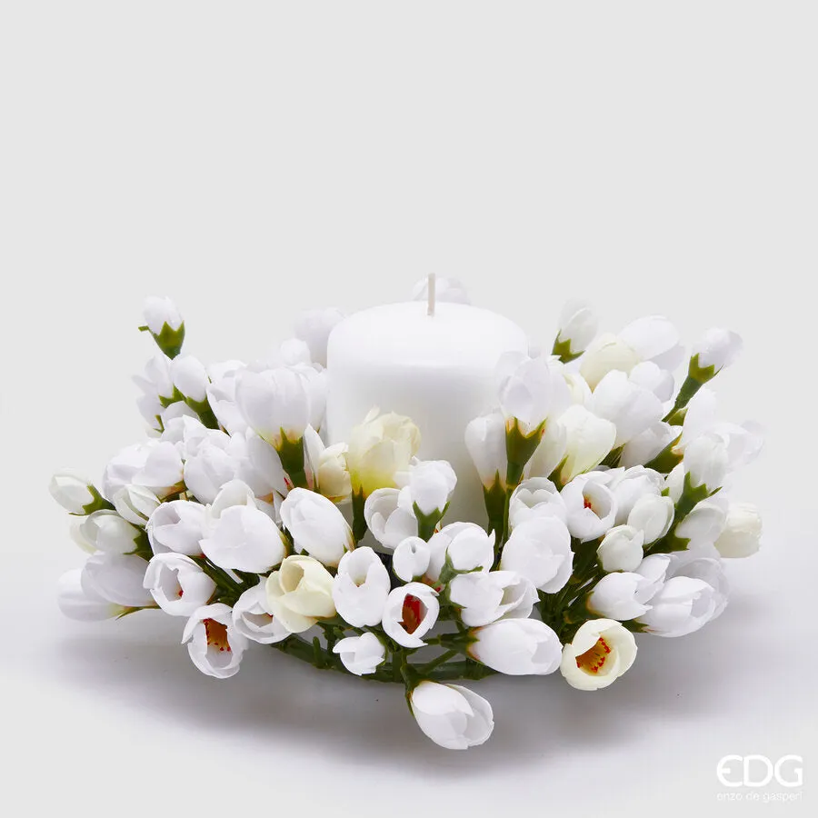 EDG Enzo De Gasperi Crown Candle Holder Crocus-Mix D 21 Cm Int. 8 Cm W