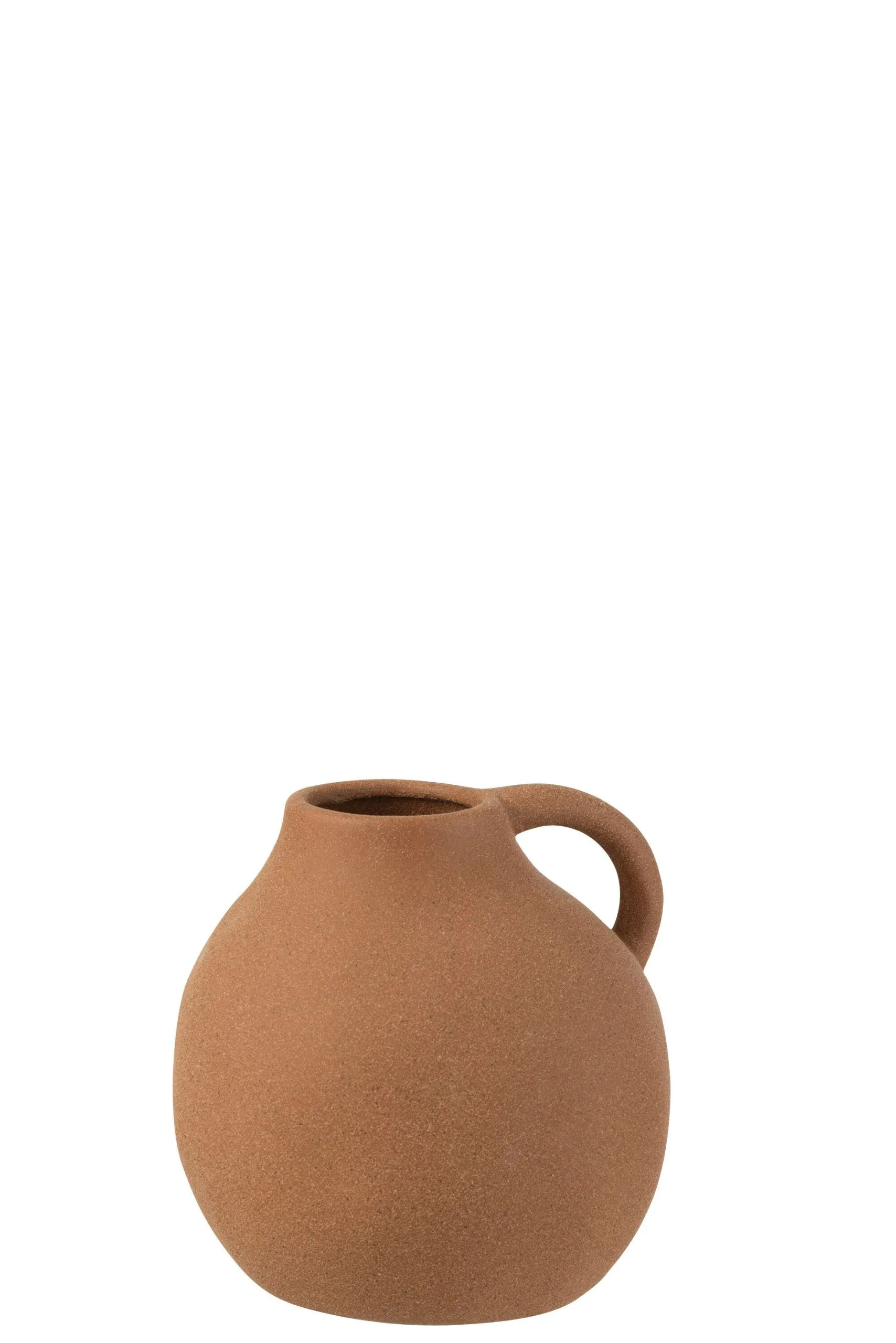 Vase cruche ceramique marron s