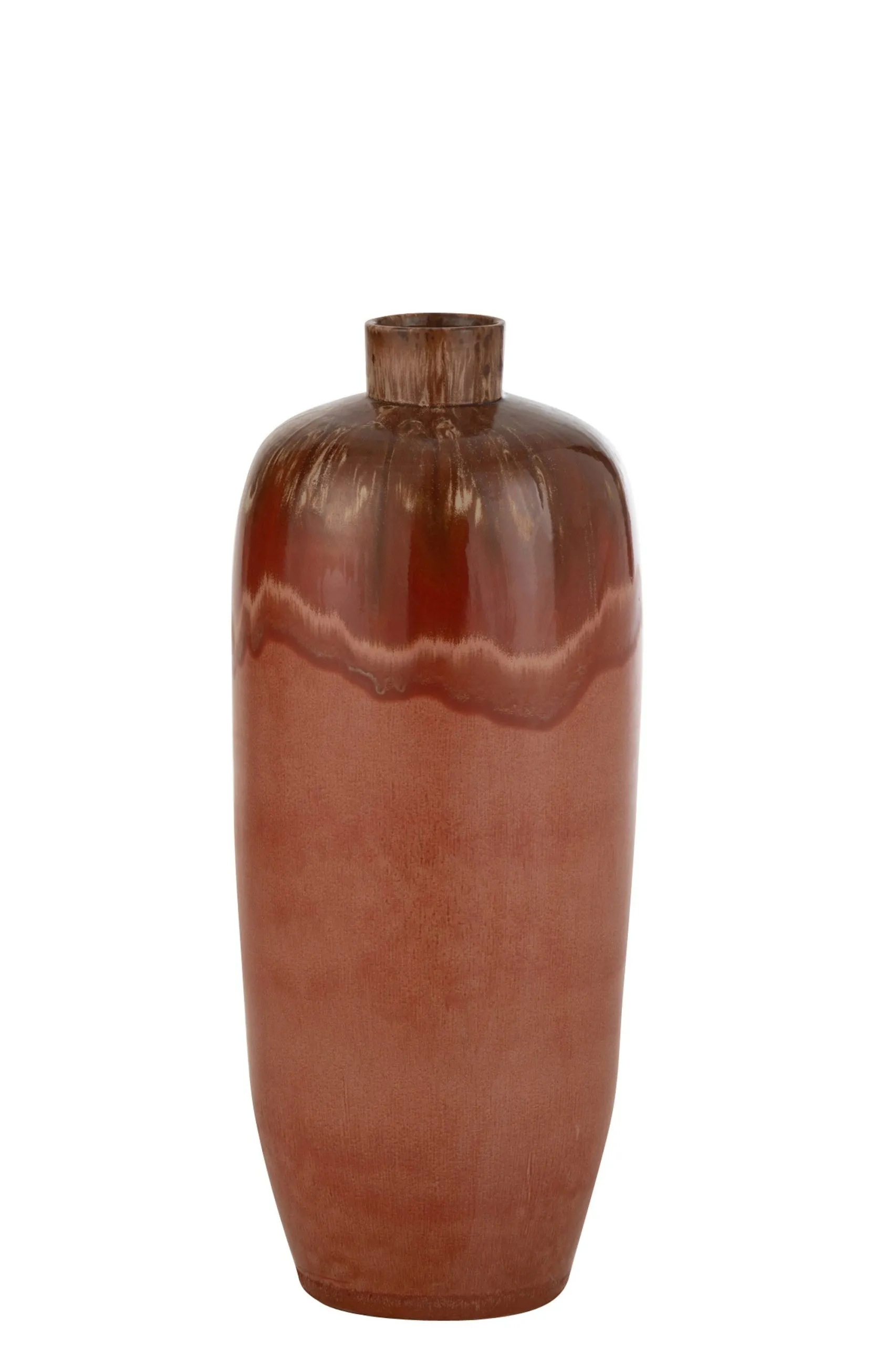 Vase aline ceramique rouge medium