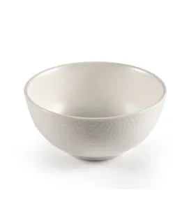 Bol rond ivoire grès émaillé 60 cl Ø 15 cm Stone Medard De Noblat