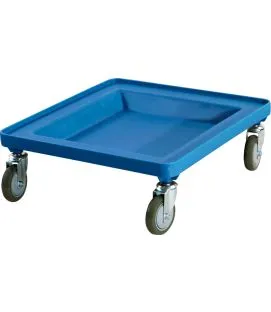 Socle rouleur sans poignée plastique 54x54x10 cm 150 kg plate_length Pro.cooker