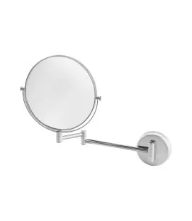 Miroir grossissant x3 rond gris Ø 20 cm Jvd