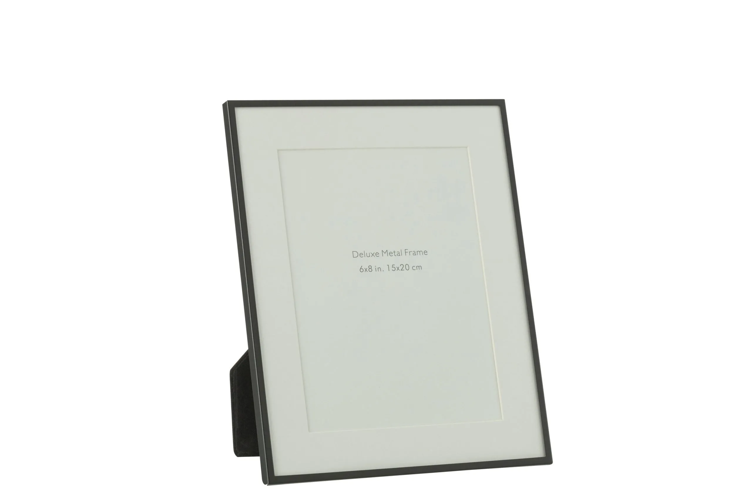 Cadre photo passe partout bord fn 15x20 metal noir large