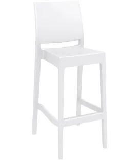 Tabouret de bar blanc 108x44x51 cm Maya