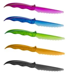 Couteau de table  orange copolyester 21 cm Vaisselle Copolyester Saint Romain