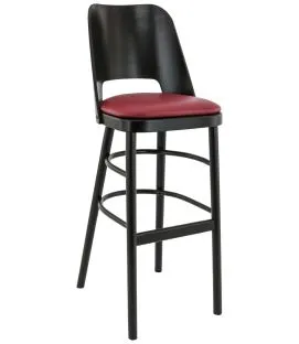 Structure de chaise noir 113x44x50 cm Budapest