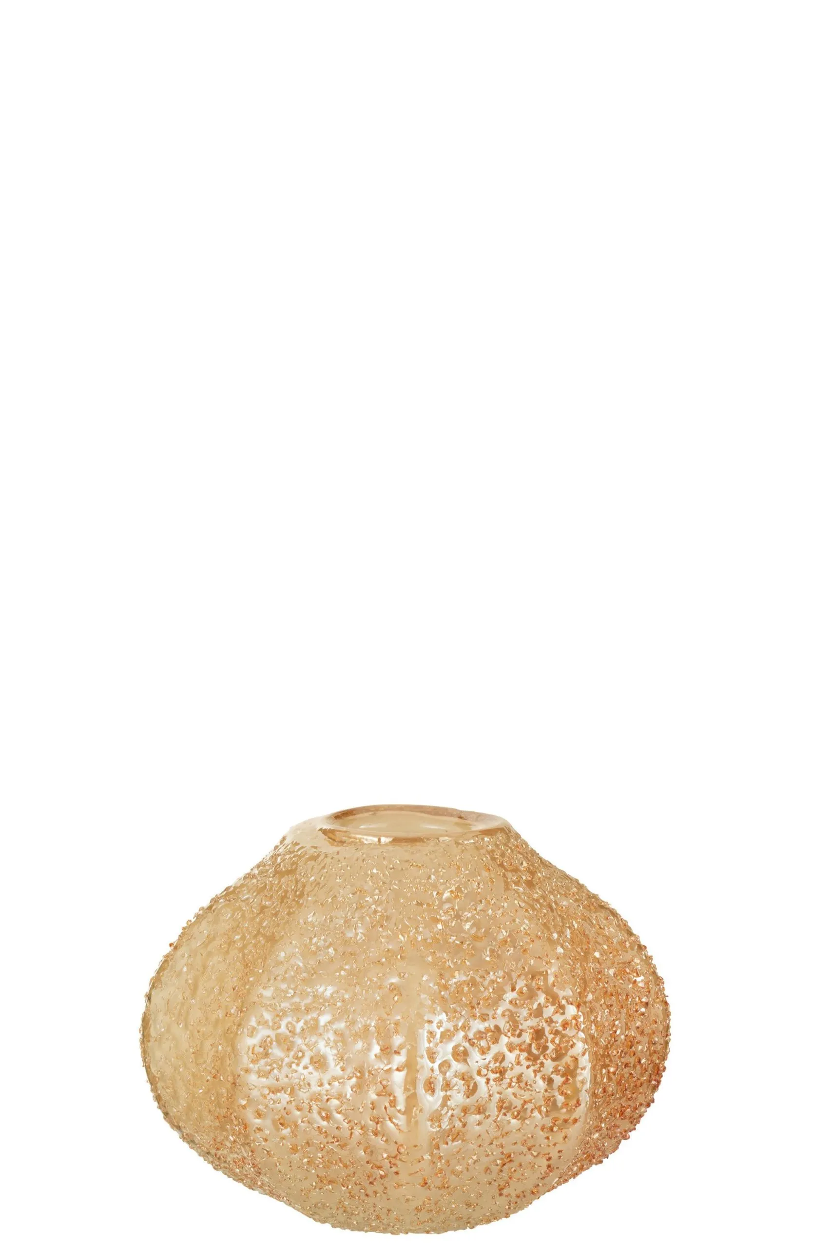 Vase verre orange clair small