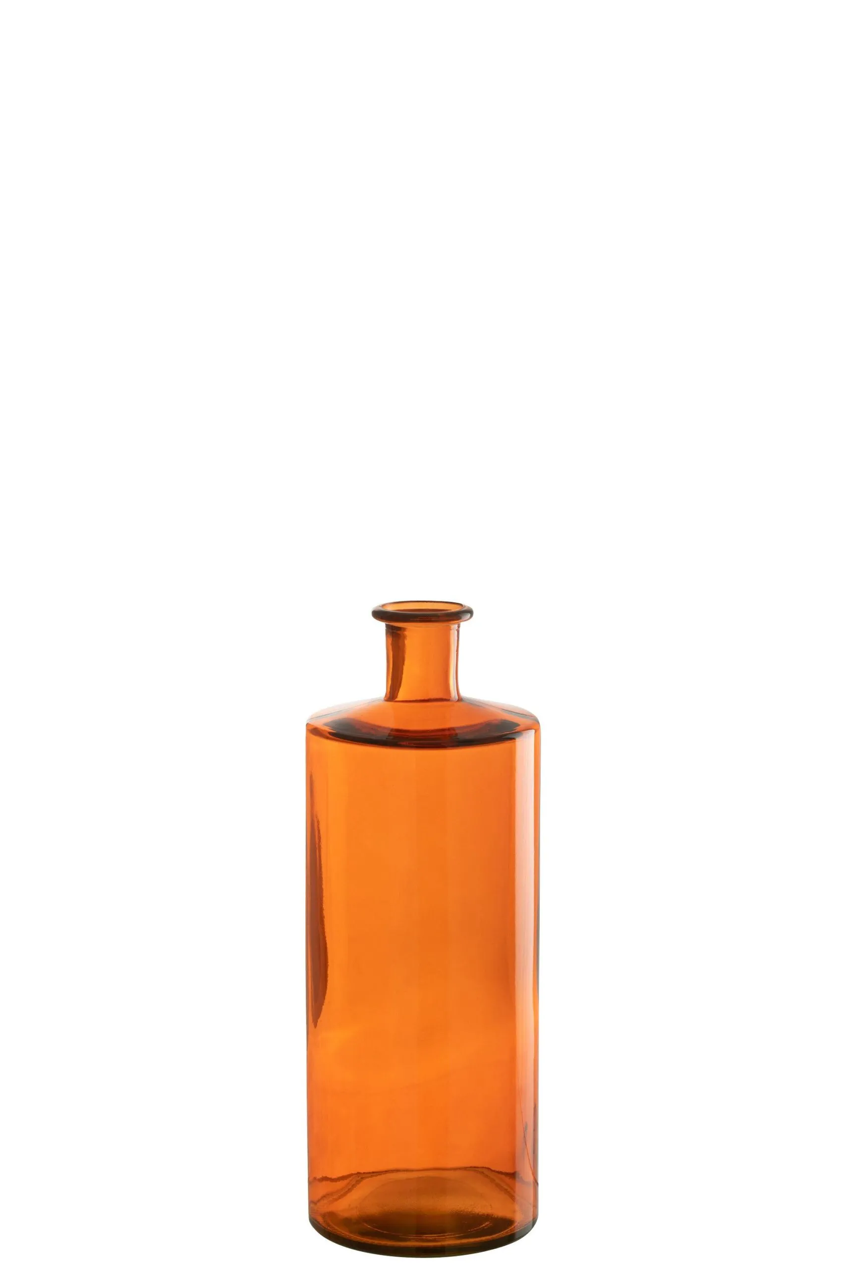 Vase large verre orange medium