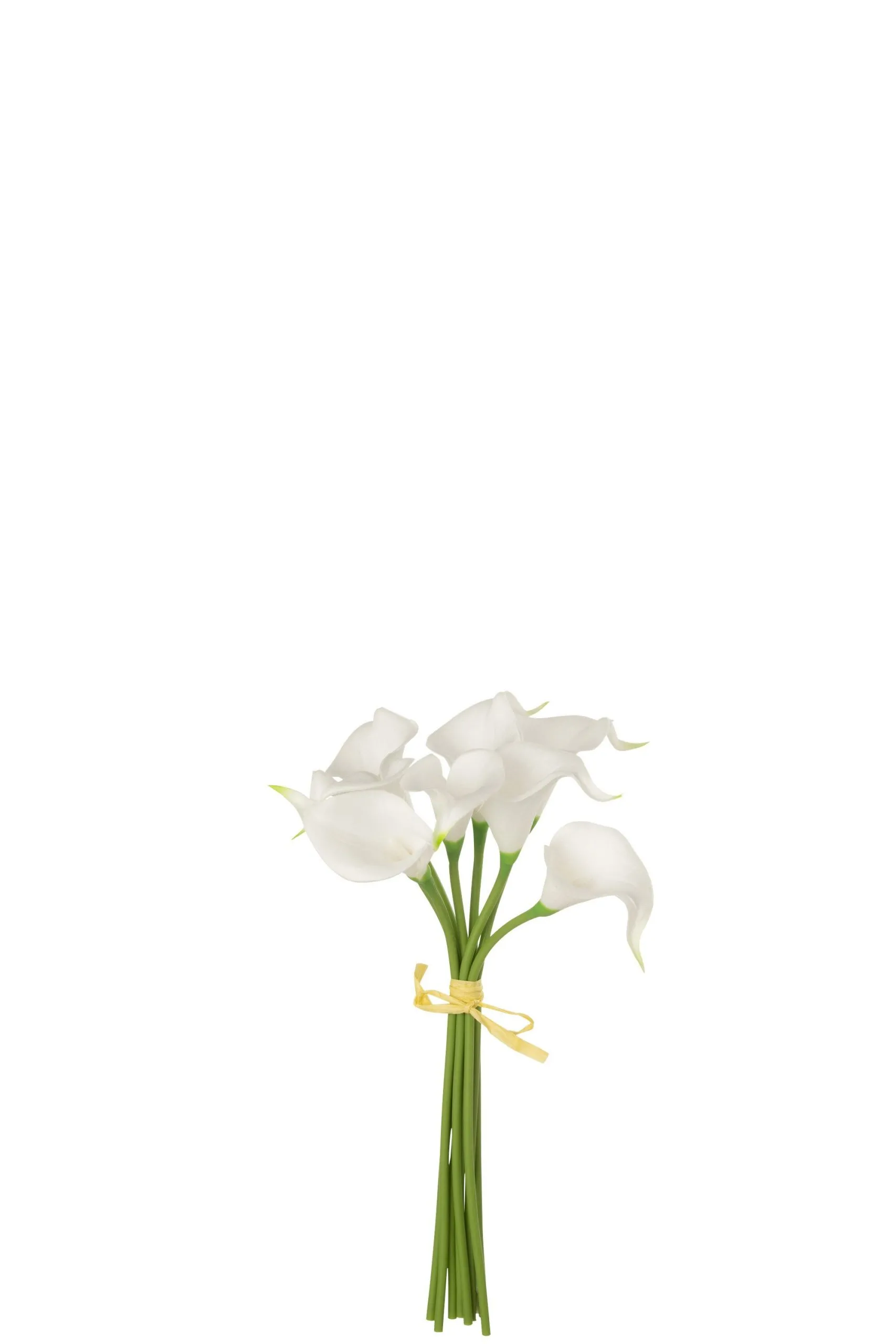 Bouquet calla lily 8pieces plastique blanc small