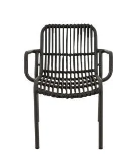 Fauteuil noir 80x62x63 cm Concorde