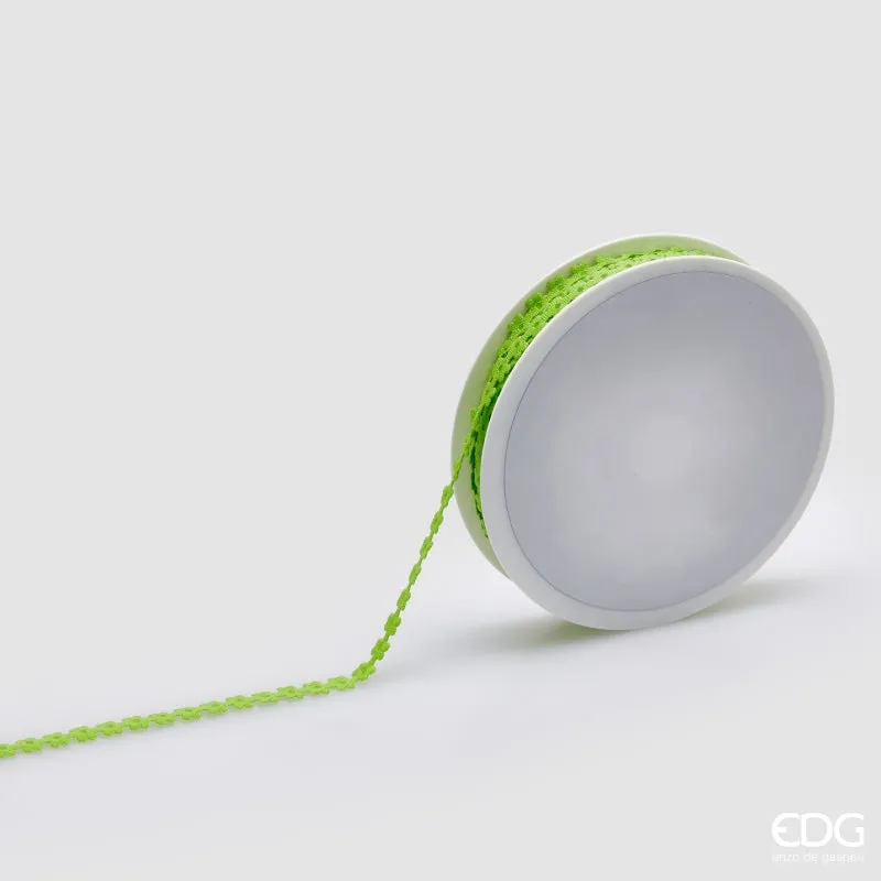 EDG Enzo De Gasperi Ribbon Flowers H 0.5 Cm L 20 Mt Light Green