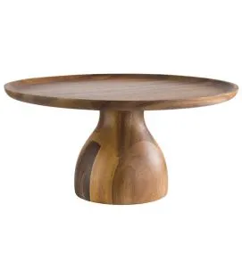 Présentoir à pâtisserie acacia Ø 33 cm 16 cm Acacia Aps