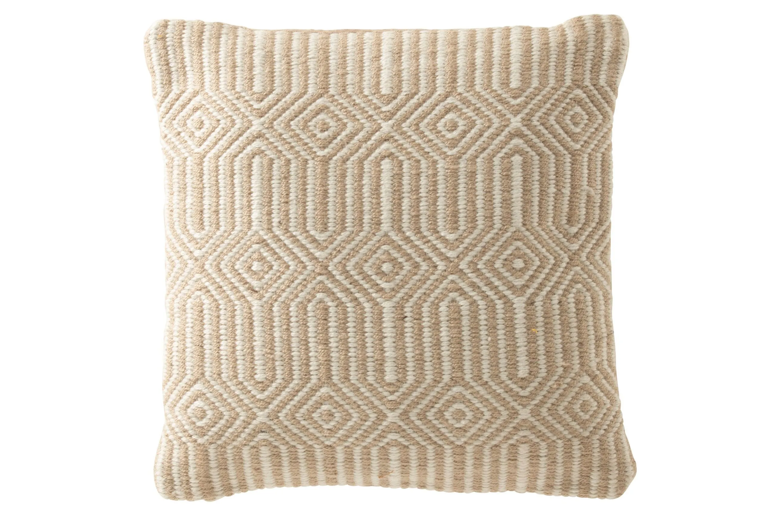 Coussin ibiza poly na/blanc
