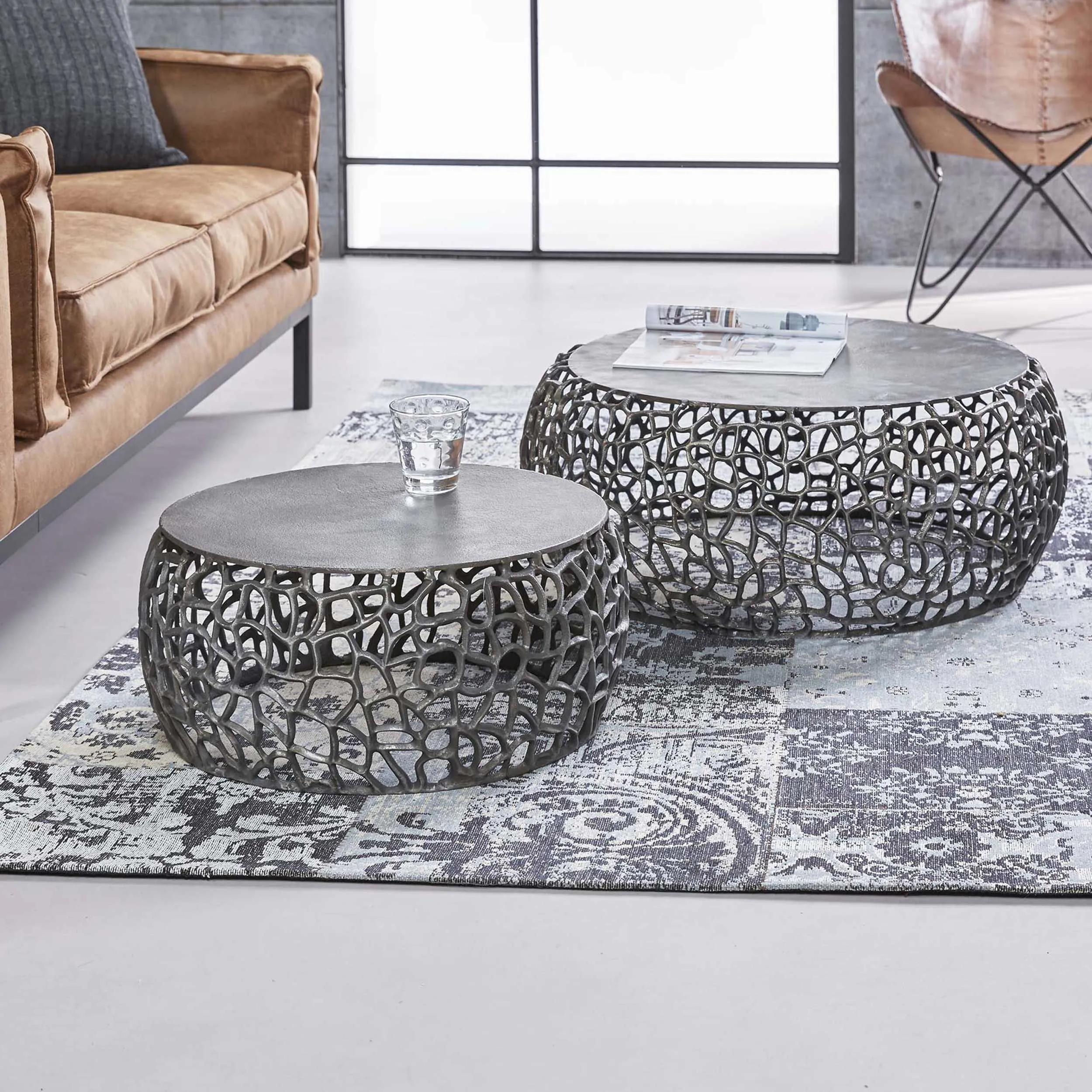 Ensemble de 2 tables basses Lou