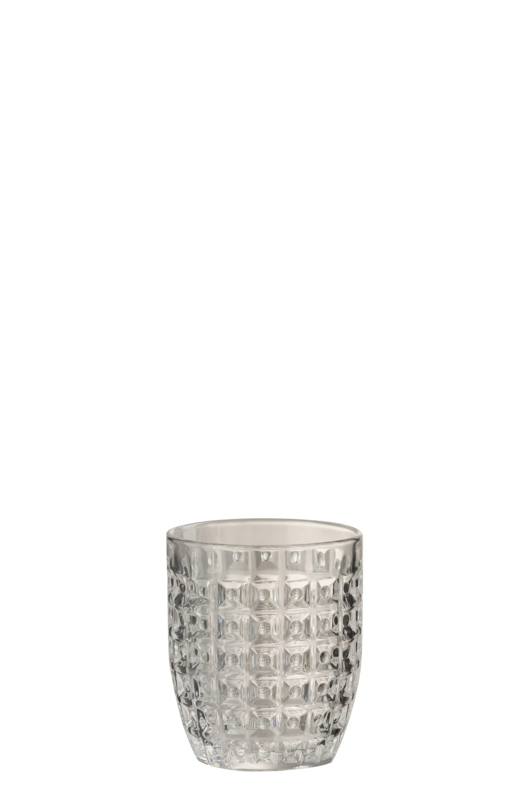 Verre motif relief verre transparent