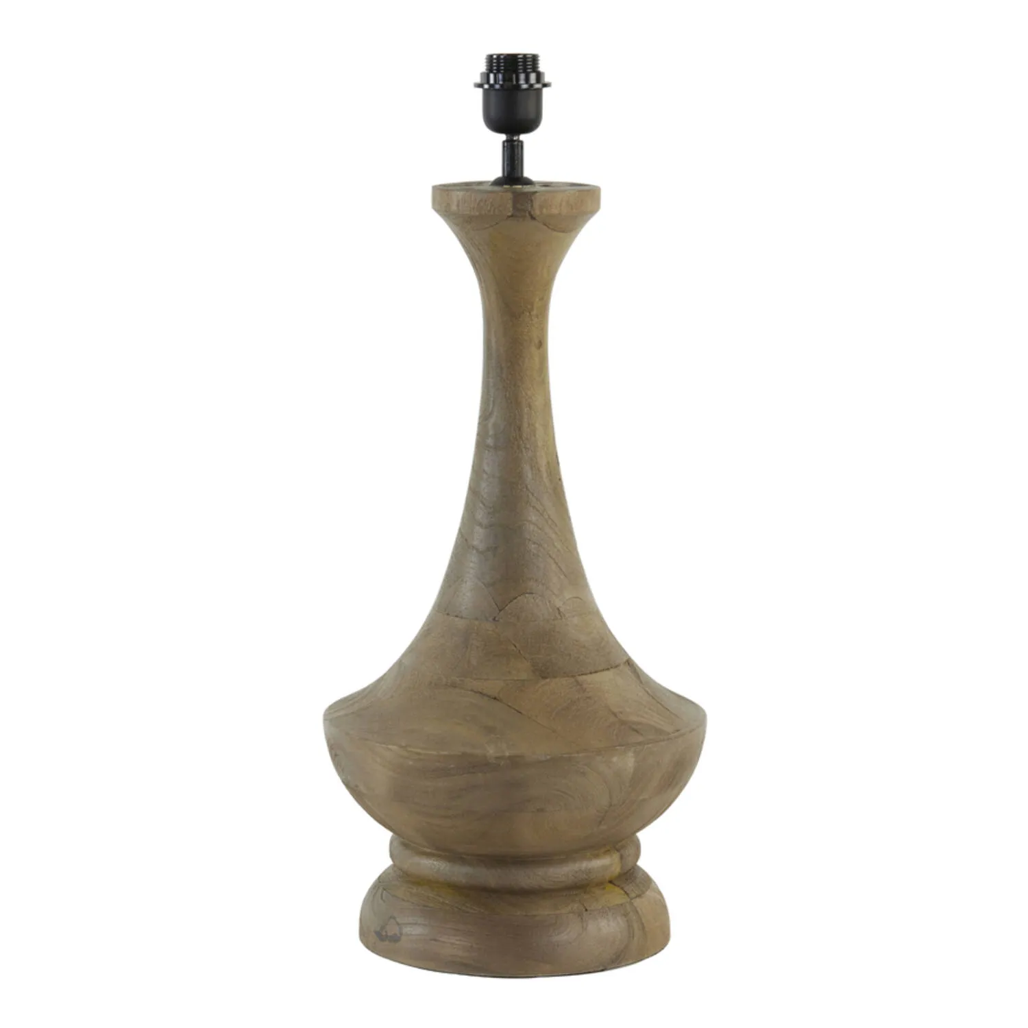 Piedestal de lampe en bois design fluide Light & Living Nicolo – H. 66 cm