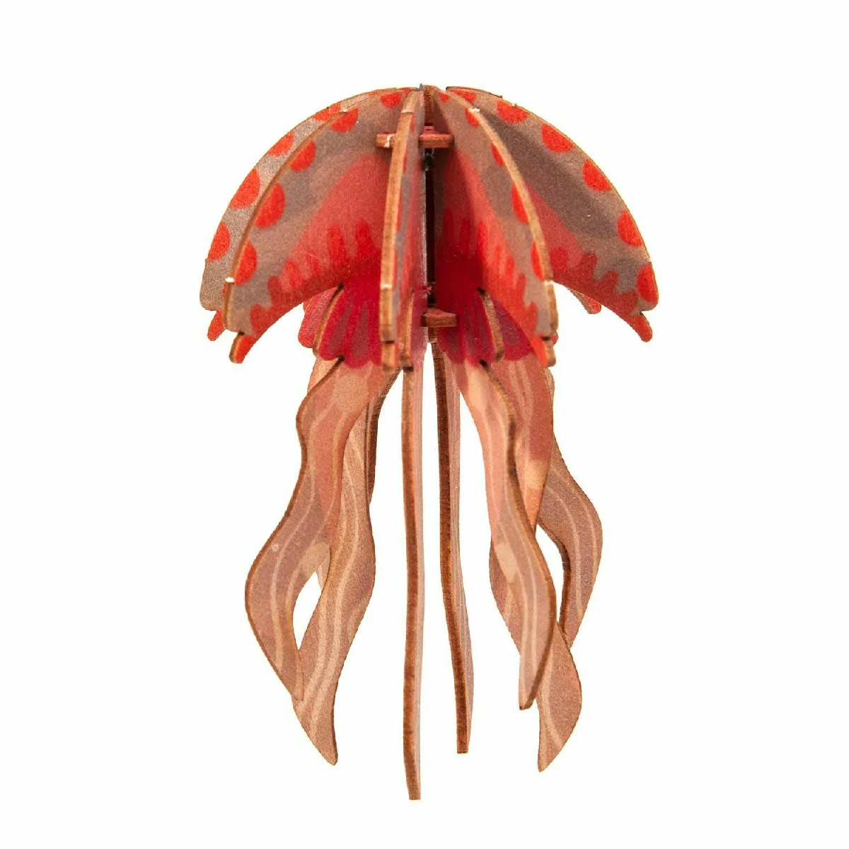 Maquette 3D en bois - Carte message - Épaisseur bois 1 mm