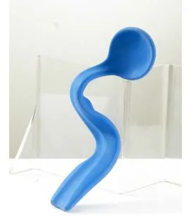Cuillère bleu silicone 19,3x4 cm Saint Romain