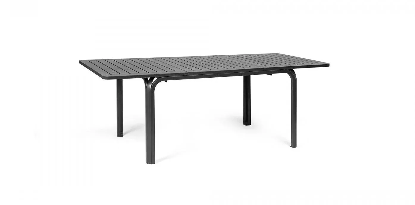 Nardi Alloro Table 140 Extensible 140 / 210 x 100 Cm H 73 Cm Anthracit