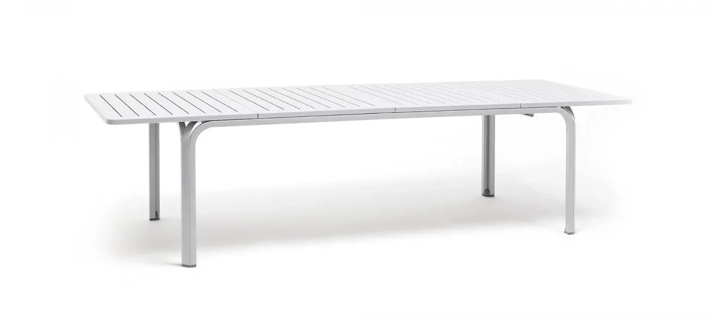 Nardi Alloro Table 210 Extensible 210 / 280 x 100 Cm H 73 Cm White