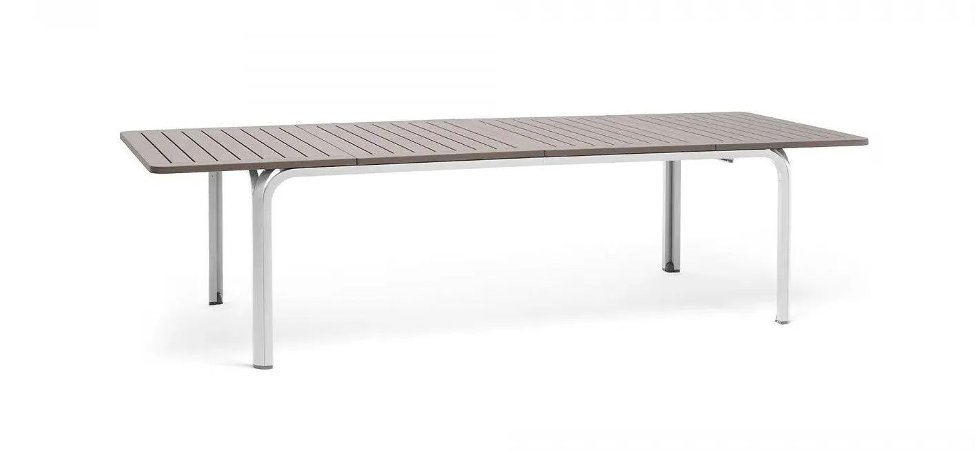 Nardi Alloro Table 210 Extensible 210 / 280 x 100 Cm H 73 Cm Dove Grey