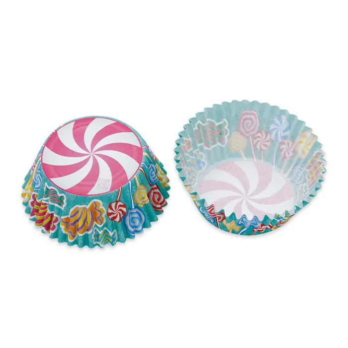 Big Party Paper Cups and Lollipops D 50 Mm H 32 Mm Multicolor Cf 48 Pc
