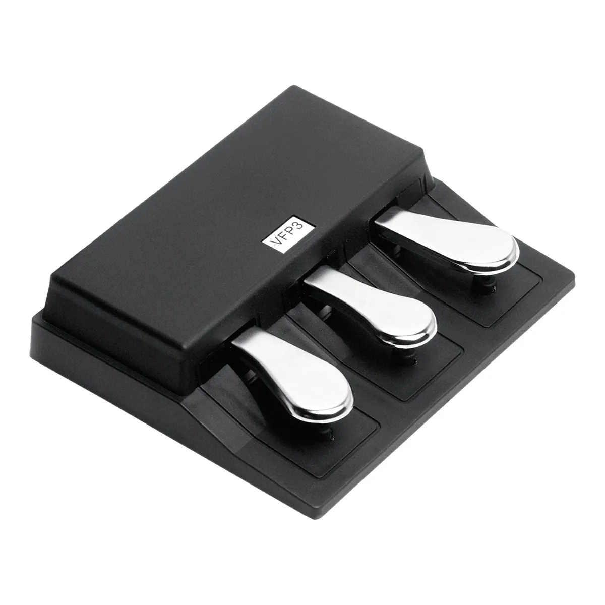 Triple pédale pour clavier - Connecteurs Jack TRS/TS 6.35 mm - Câble 2 m