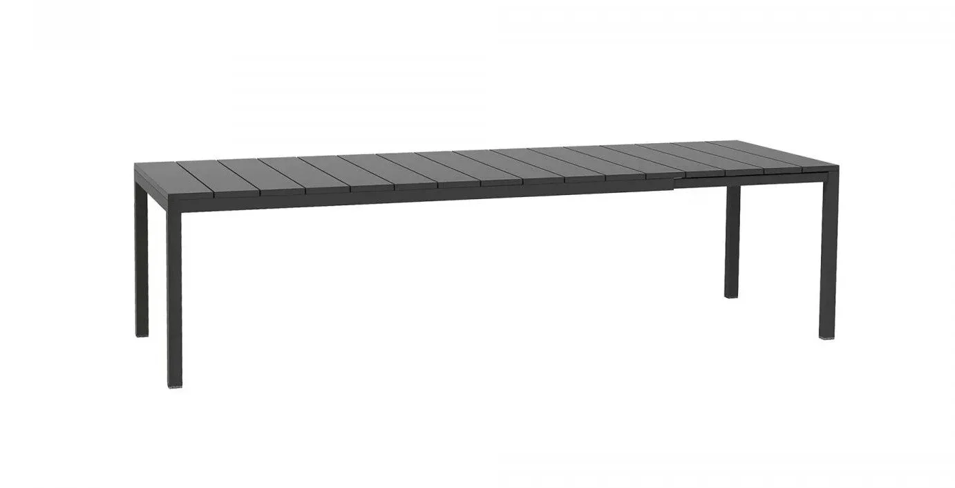 Nardi Table Rio 210 Extensible 210 / 280 x 100 Cm H 76 Cm Anthracite A