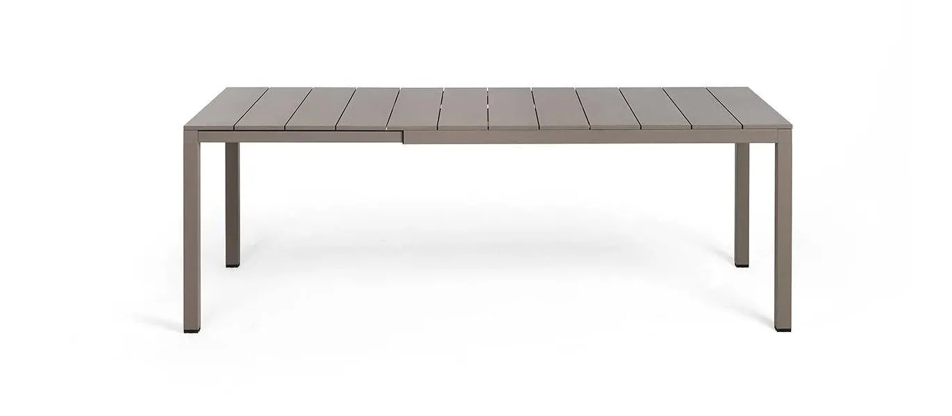 Nardi Table Rio Aluminum 140 Extensible 140 / 210 x 85 Cm H 75 Cm Dove
