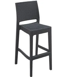 Tabouret de bar gris foncé 108x40x51 cm Jamaica