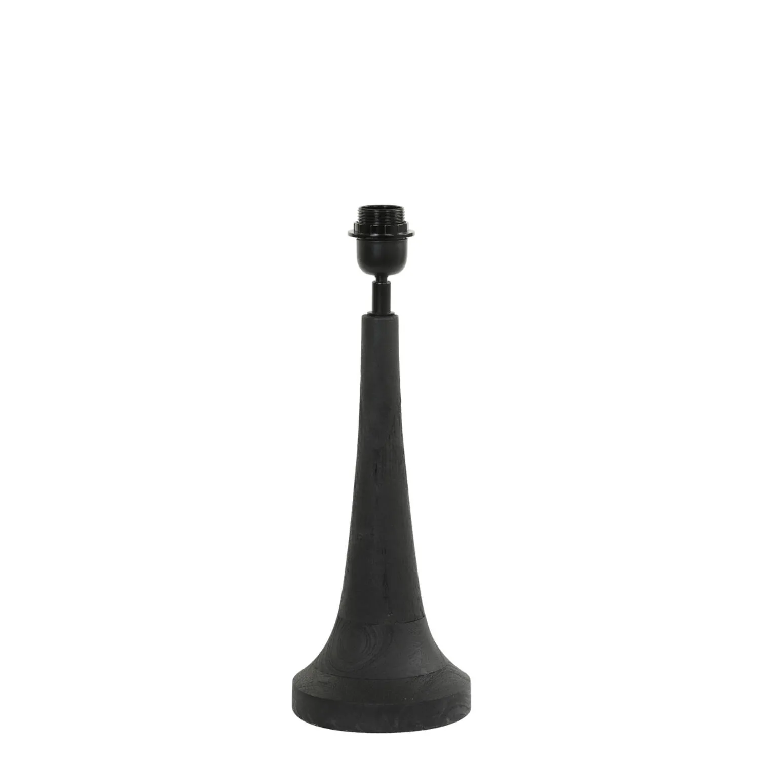 Socle de lampe noir design en bois Light & Living Jovany – H. 44 cm