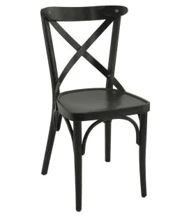 Chaise noir 87x46x45 cm Sofia