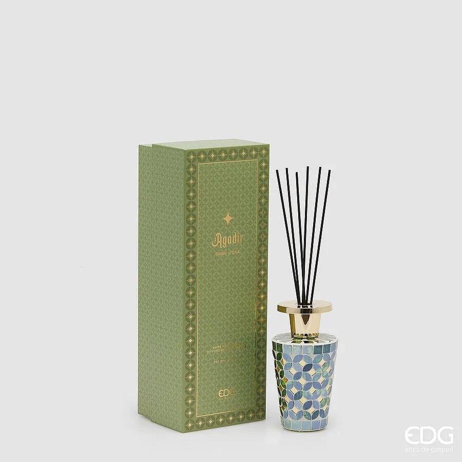 EDG Enzo De Gasperi Air Freshener Bottle Agadir 300 Ml H 17,5 Cm D 9 C