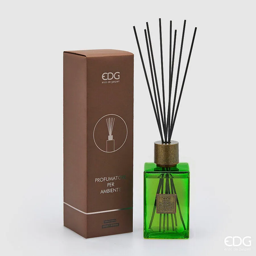 EDG Enzo De Gasperi Square Bottle Diffuser 1.200 Ml H 22 Cm Terra di S