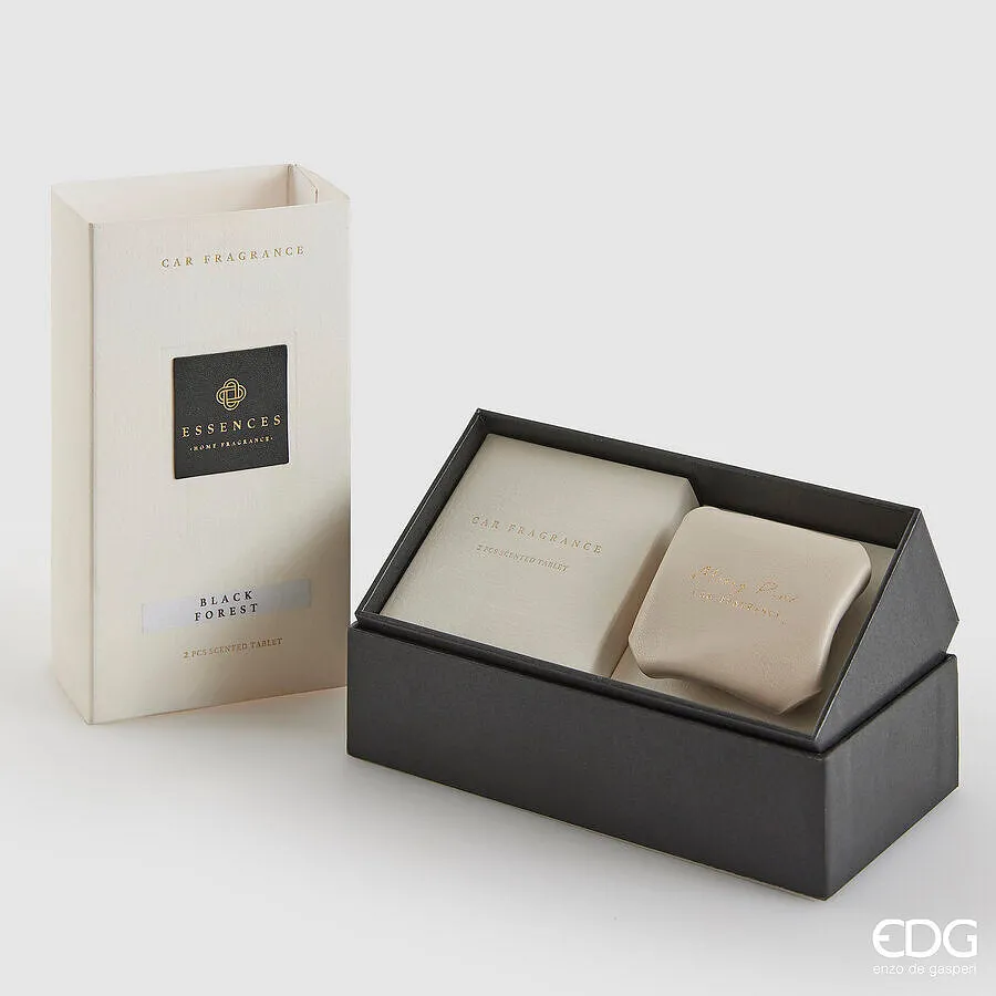 EDG Enzo De Gasperi Leather Car Freshener 10 Ml L 6 Cm L 5.5 Cm Black