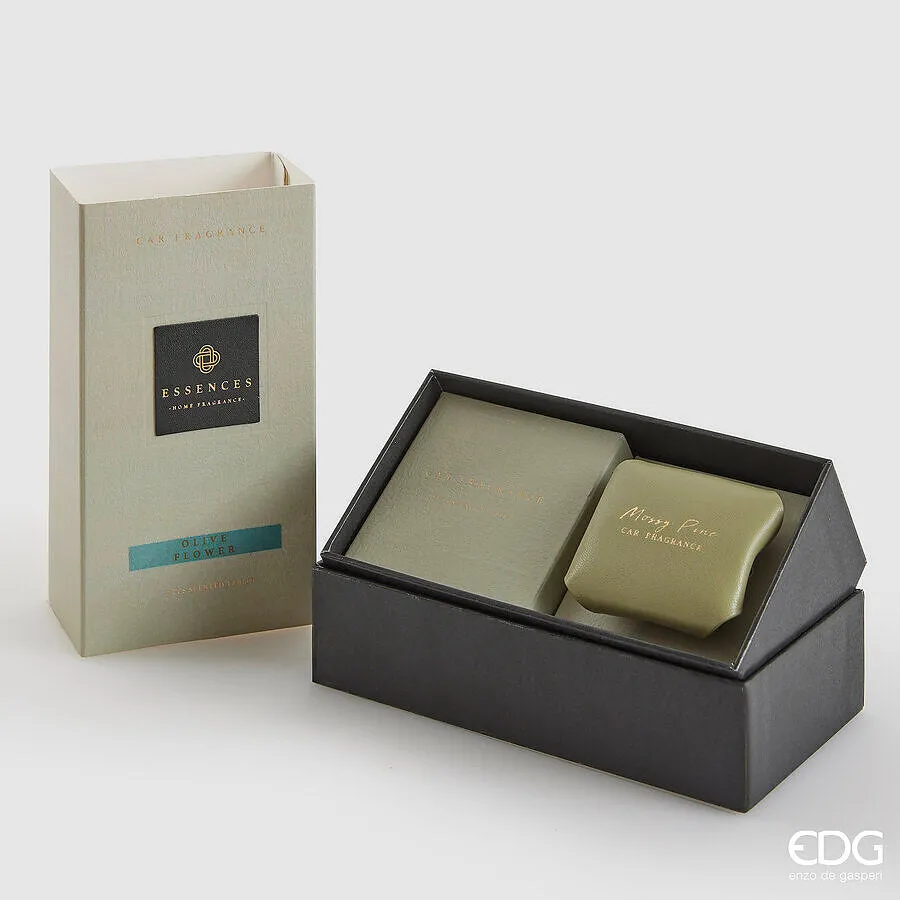 EDG Enzo De Gasperi Car Freshener Leather 10 Ml L 6 Cm L 5.5 Cm Olive