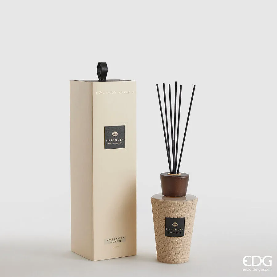 EDG Enzo De Gasperi Perfumer Leather Bottle 300 Ml H 17 Cm Moroccan Am